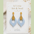 Blue Skies Polymer Clay Earrings