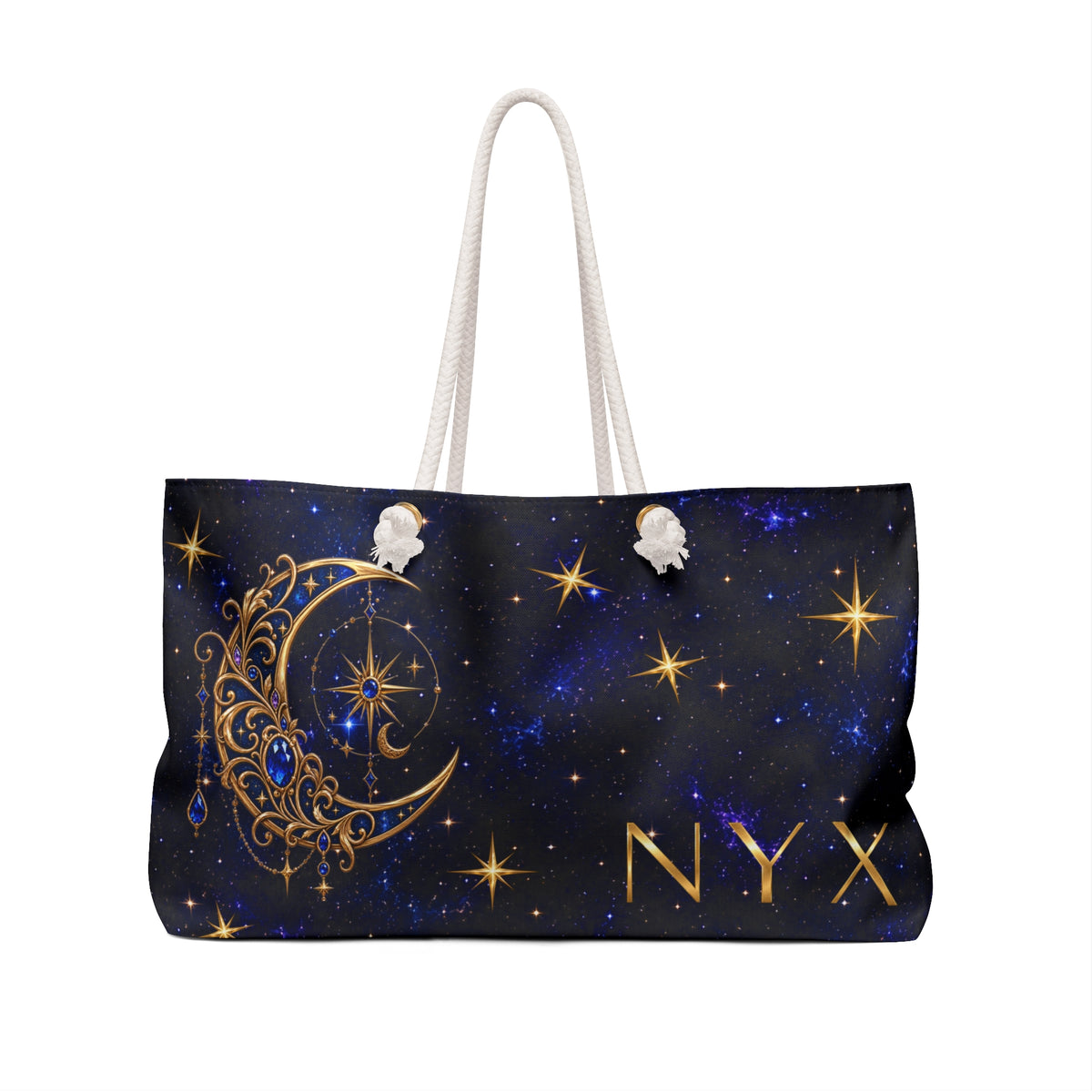 Nyx Celestial Weekender Bag — Starry Moon Travel Tote