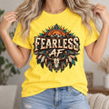 Fearless AF Graphic T-Shirt — Bold Western Skull Design