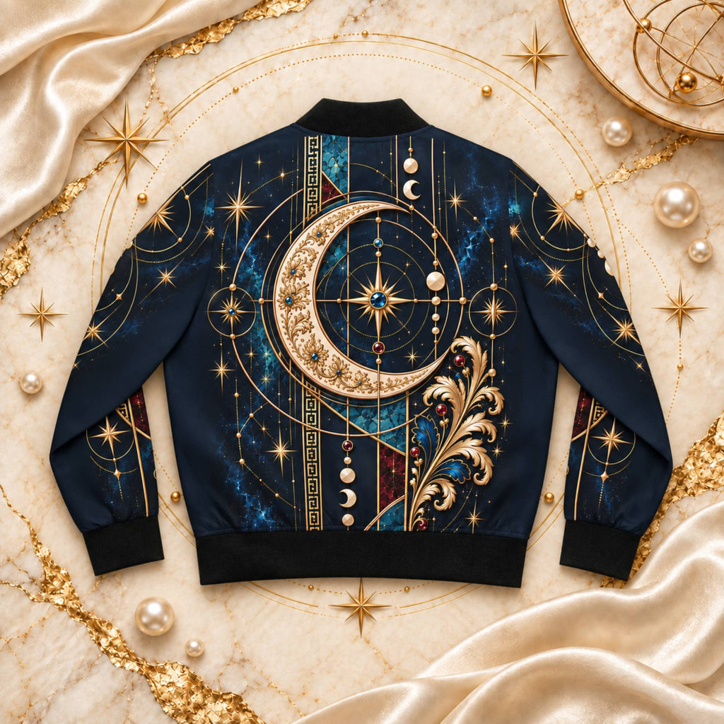 NYX Celestial Bomber Jacket – A Divine Night Luxury Streetwear