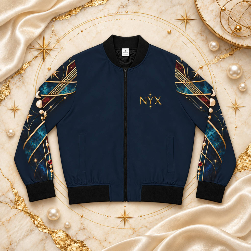 NYX Celestial Bomber Jacket – A Divine Night Luxury Streetwear