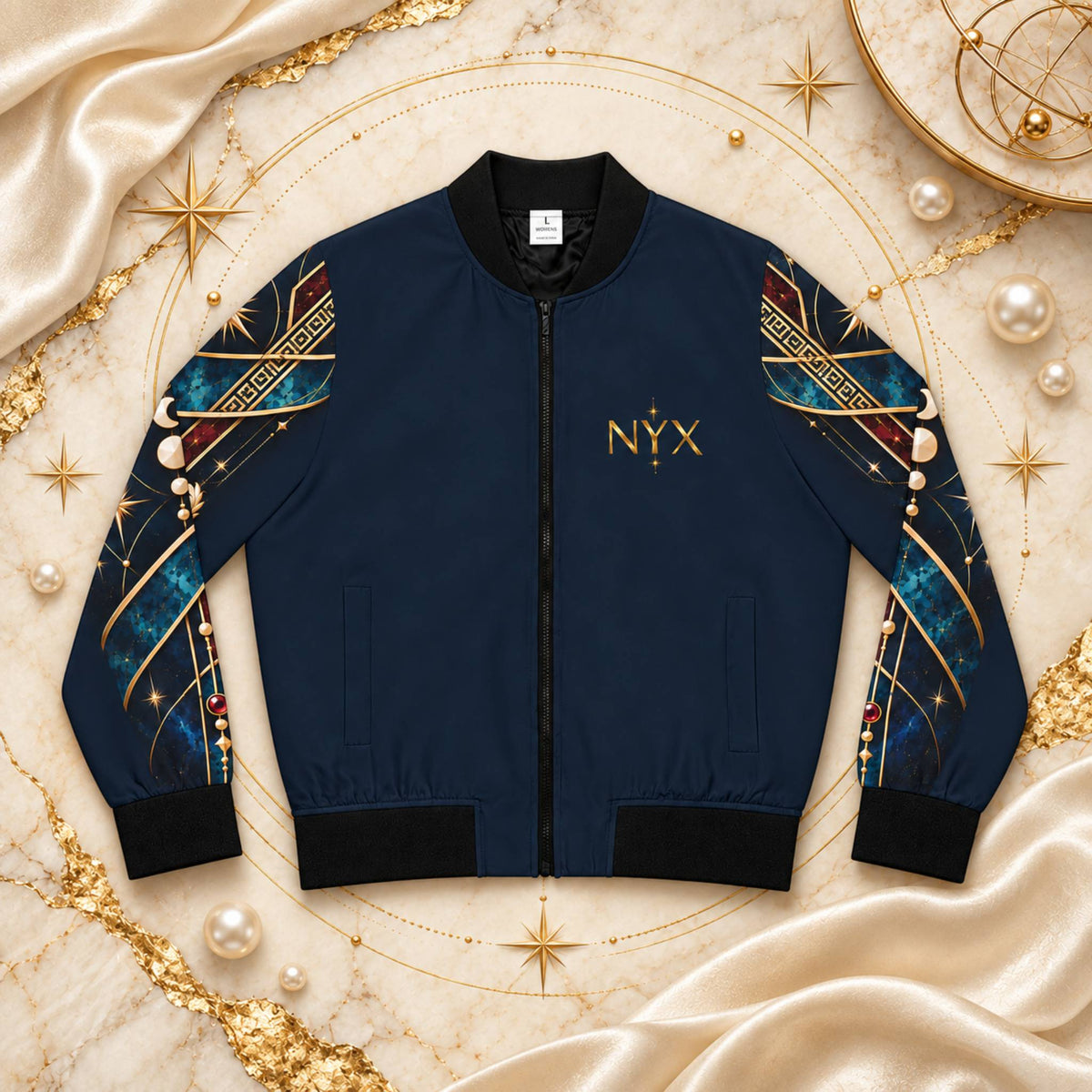 NYX Celestial Bomber Jacket – A Divine Night Luxury Streetwear
