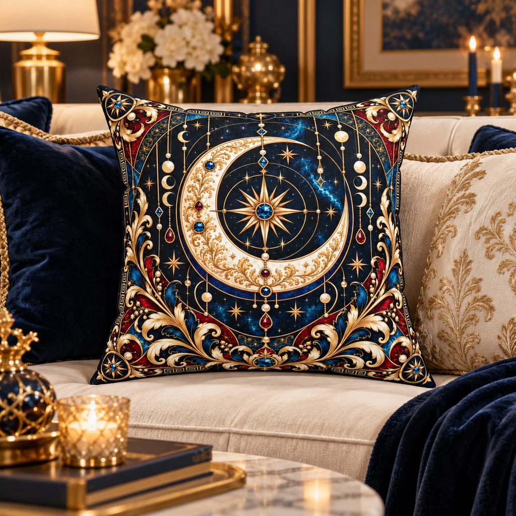 NYX Celestial Crescent Accent Pillow