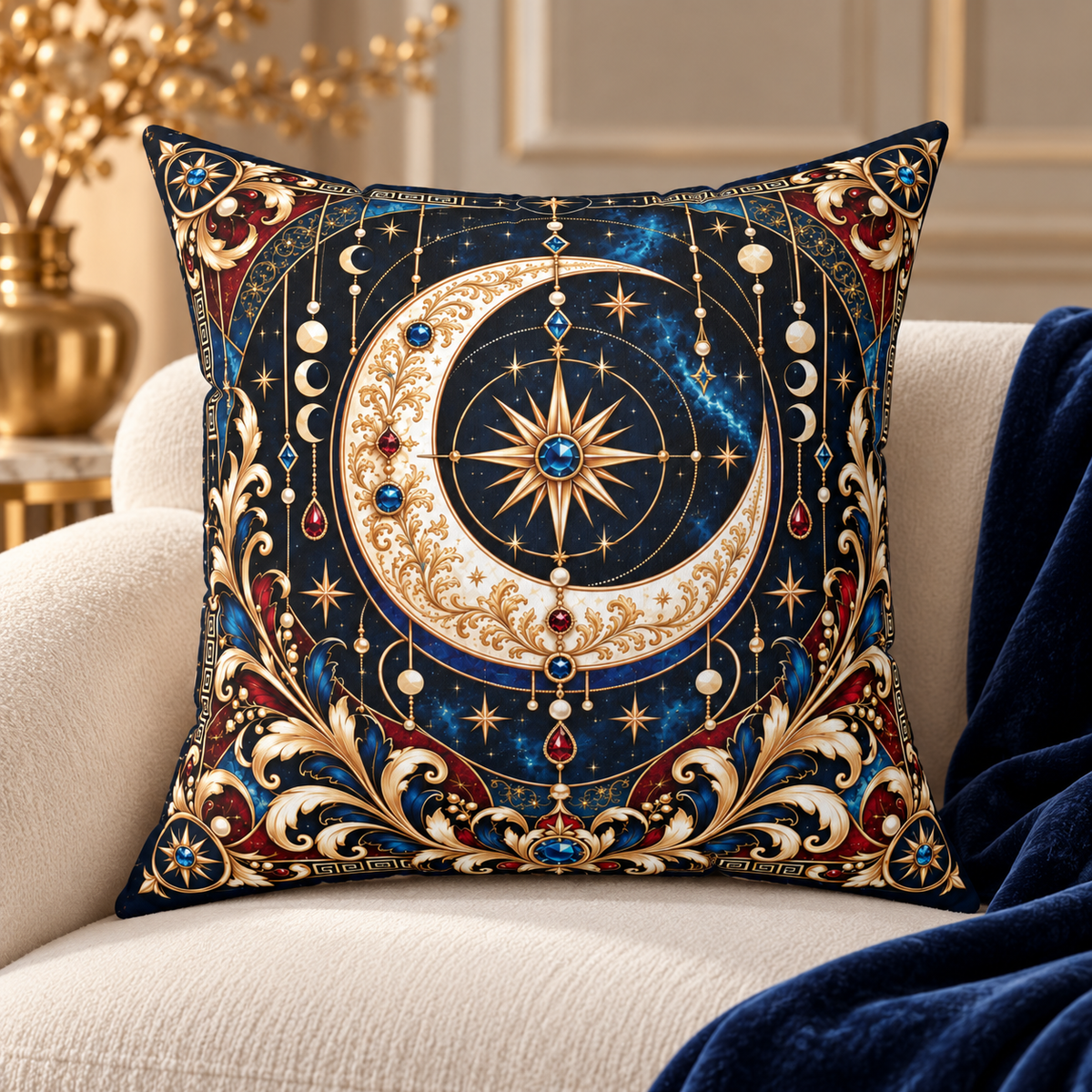 NYX Celestial Crescent Accent Pillow